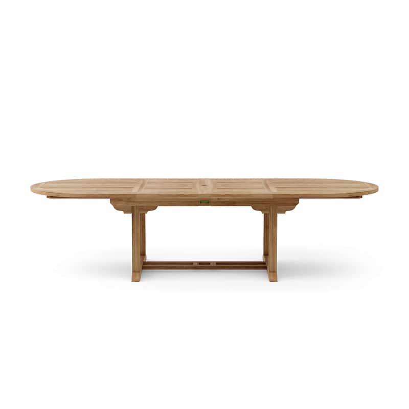 Bahama 117" Oval Extension Table w/ Double Extensions
