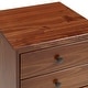 preview thumbnail 23 of 32, Walker Edison Bullrushes Solid Wood 3-Drawer Nightstand, Set of 2