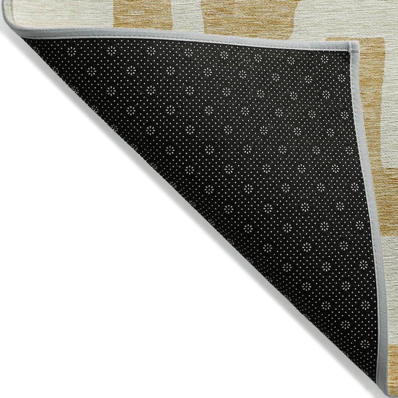 Machine Washable Indoor/ Outdoor Chantille Contemporary Geo Rug