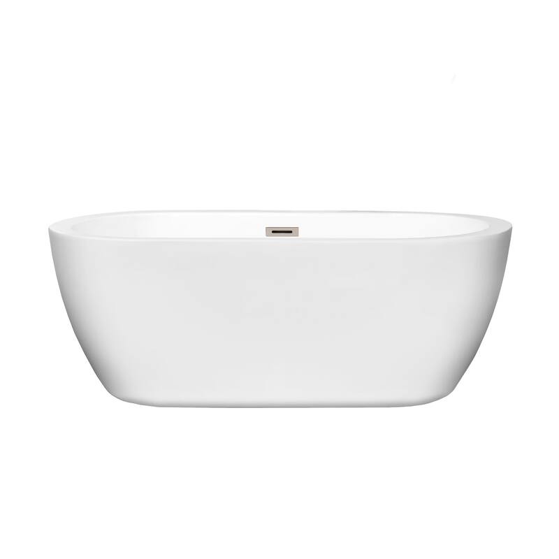 Wyndham Collection Soho 60" Free Standing Acrylic Soaking Tub with