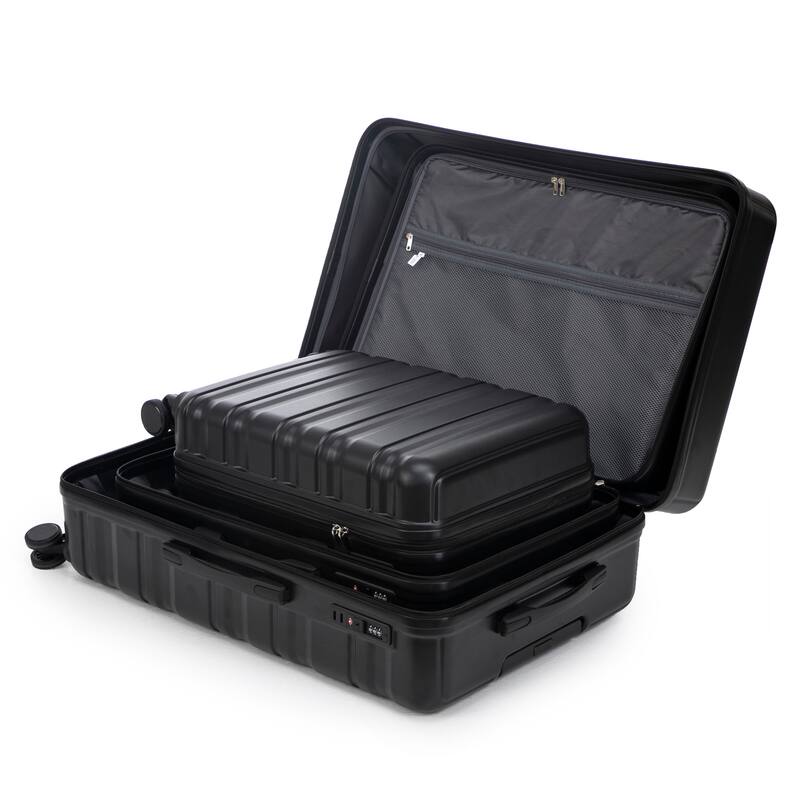 Luggage Sets 3 Piece Suitcases with Wheels, Suitcase Set ABS Hard Case Luggage with TSA Combination Lock, for Men and Women