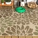 preview thumbnail 60 of 119, JONATHAN Y Marvao Modern Floral Textured Weave Indoor/Outdoor Area Rug
