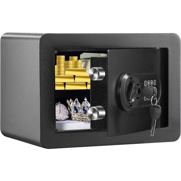 slide 2 of 7, VEVOR 0.5 and 1.2 CF Safe Digital Keypad 2 Keys Fireproof Bag 13.8x9.8x9.8in & 15.8x11.8x13.8in Home Hotel Security 0.5CF