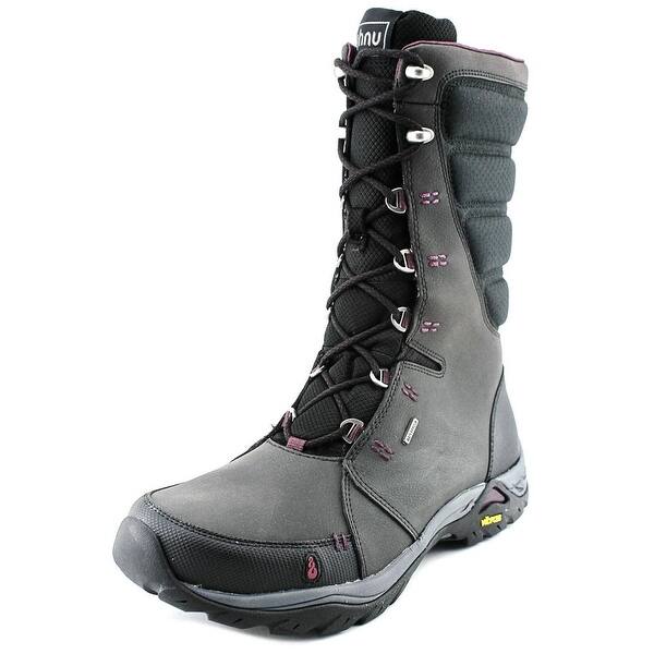 Shop Ahnu Northridge Women Round Toe Canvas Black Snow Boot