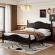 preview thumbnail 2 of 23, Wooden Queen Size Platform Bed Frame, Solid Pine and MDF with Headboard, Easy Assembly