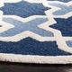 preview thumbnail 9 of 12, SAFAVIEH Traditional Handmade Cambridge Moroccan Light Blue Wool Rug