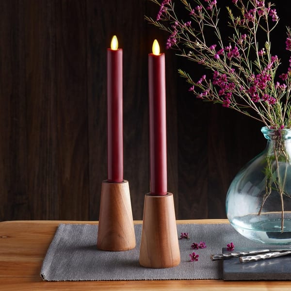  Candle Sand (2 Wicks Included), Burgundy : Home & Kitchen