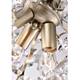 Dalia Indoor 3-light Brushed Champagne Silver Crystal Chandelier