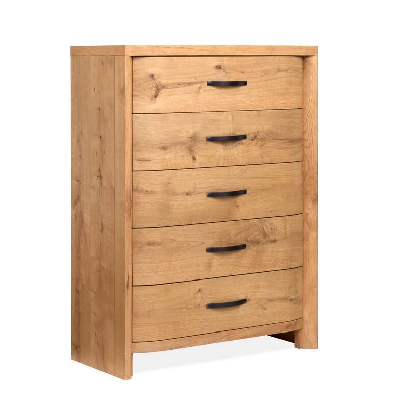 Magnussen Home Laramie Honey Wheat Drawer Chest - 5-drawer