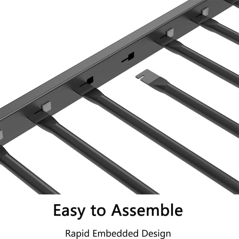Sturdy Full over Full Bunk Bed Metal for Kids and Adult,Low Profile