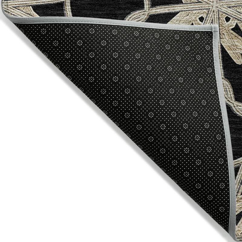 Machine Washable Indoor/ Outdoor Chantille Contempoary Whimsy Rug