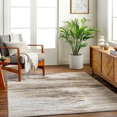 Livabliss San Fran Modern Watercolor Area Rug