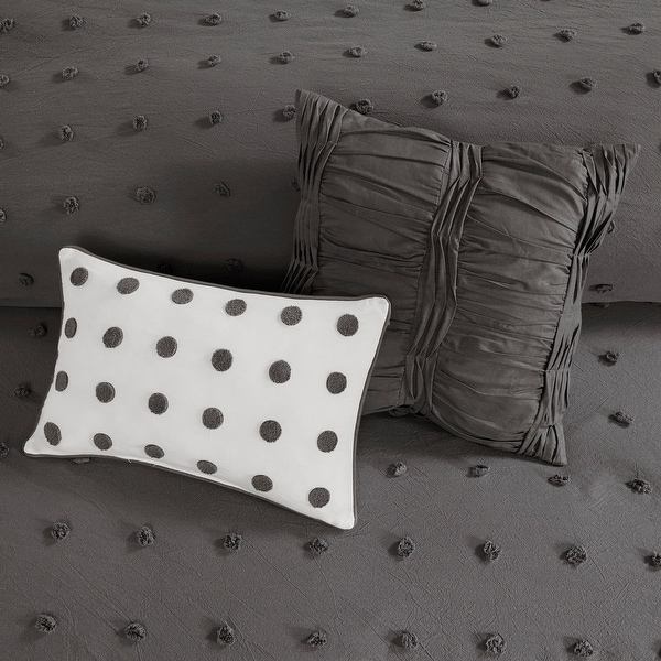 Urban Habitat Maize Cotton Jacquard Comforter Set with Euro Shams and Throw Pillows On Sale Bed Bath Beyond 20830878