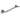 Keeney Wave Designer Grab Bar 1.25 Dia x 24 in., Polished Chrome
