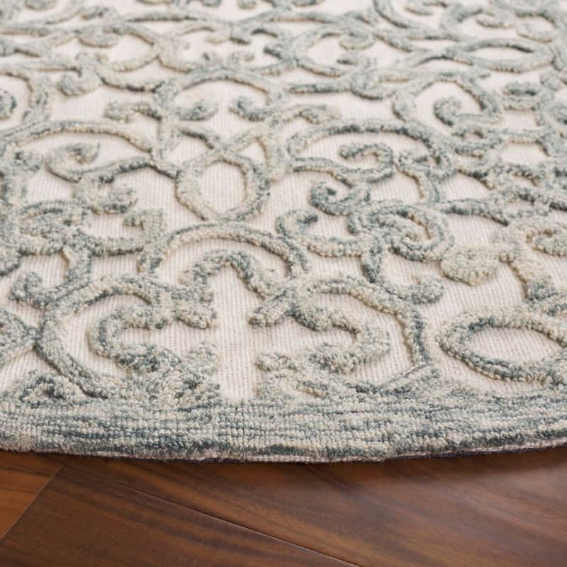 SAFAVIEH Handmade Trace Racheal Modern Wool Rug