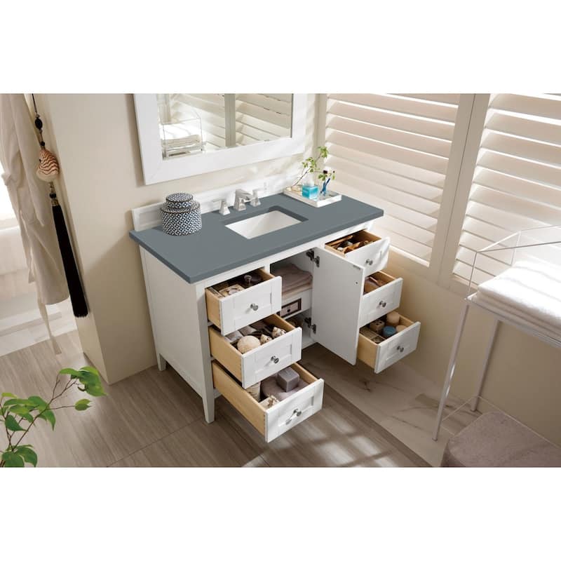 James Martin Vanities 527-V48-3CBL Palisades 48" Free Standing Single