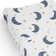 preview thumbnail 4 of 4, Sweet Jojo Designs Moon and Star Boy, Girl, Unisex/Gender Neutral Changing Pad Cover Sheet - Watercolor, Celestial, Outer Space