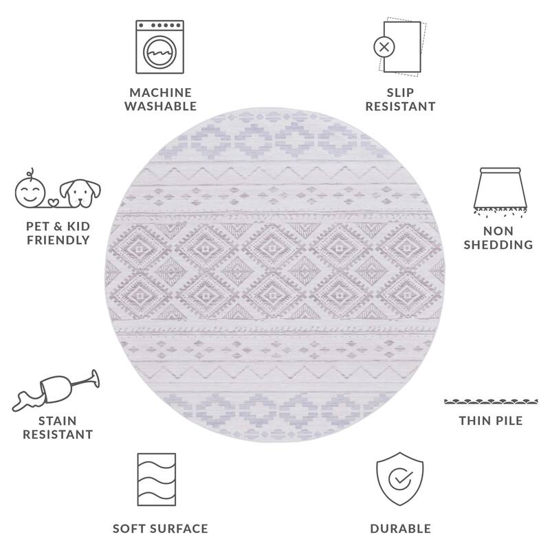 SAFAVIEH Tucson Christena Transitional Machine Washable Rug
