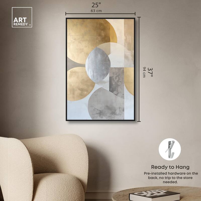 Golden Sequence I Canvas by Art Remedy