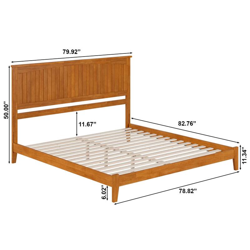 AFI, Nantucket Solid Wood Low Profile Platform Bed