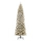 preview thumbnail 44 of 131, Glitzhome 6FT/7.5FT/9FT/11FT Snow Flocked Pre-lit Artificial Fir Christmas Trees