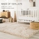 preview thumbnail 9 of 23, The Curated Nomad Camarillo Modern Jute Pouf/ Floor Pillow