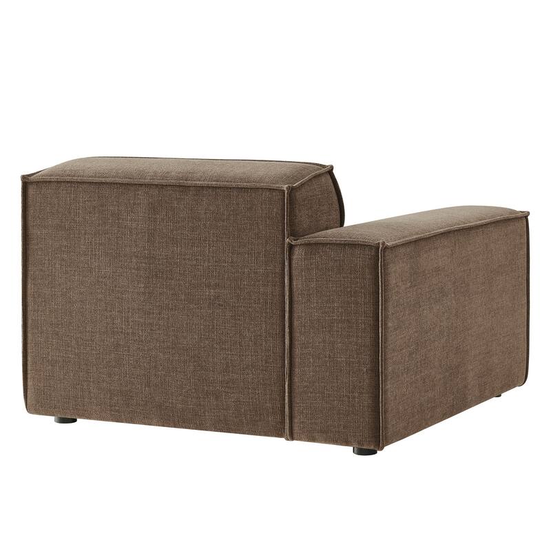 Restore Performance Fabric Upholstered Left-Facing Modular Lounge Chair