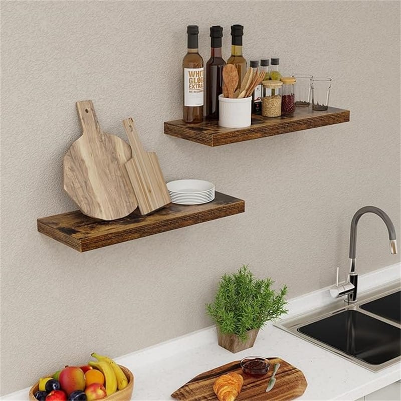  Floating Shelves for Wall - 9"D x 24"W x 1.5"H