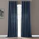 Exclusive Fabrics Italian Faux Linen Curtain (1 Panel)
