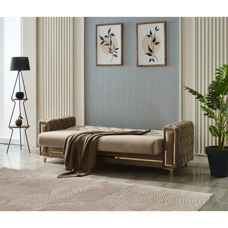 Bahreyn 4-Pieces Comfortable Sleeper Modern Two Sofa Two Chair Living Room Set