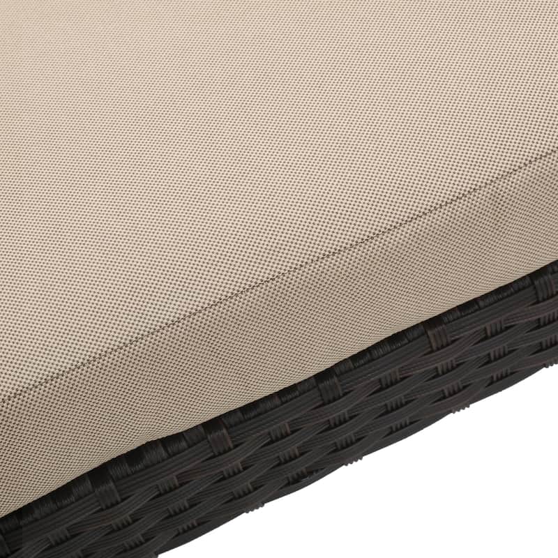 Premium Outdoor Wicker Lounger