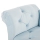 preview thumbnail 9 of 29, Christopher Knight Home - Larkspur Velvet Upholstered 60 Inch Bench with Rolled Arms and Button Tufting