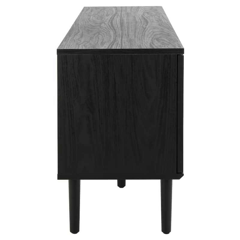 SAFAVIEH Krystina 2 Door 2-Shelf Media Stand - 59" W x 15" D x 24" H - 59Wx15Dx24H