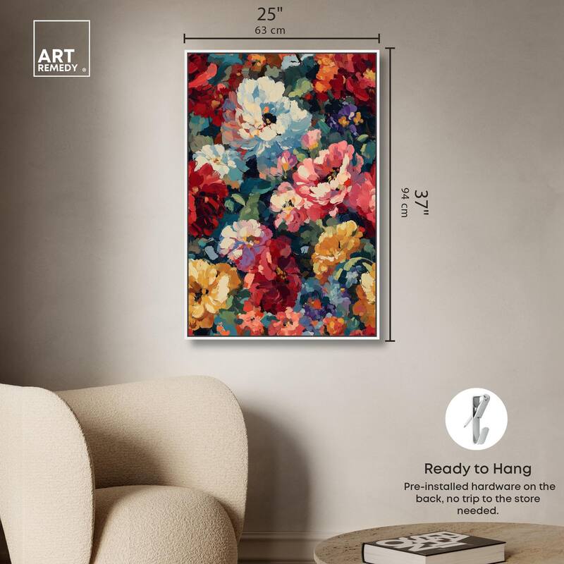 Garden Tapestries I Canvas by Art Remedy