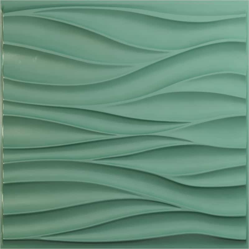 19 5/8"W x 19 5/8"H Ripple EnduraWall Decorative 3D Wall Panel