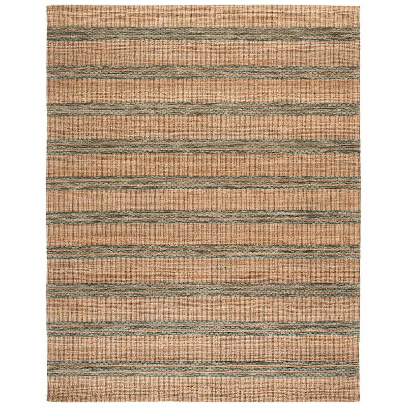 Martha Stewart by SAFAVIEH Handmade Friedhilde Jute Rug - 8' x 10' - Natural/Green