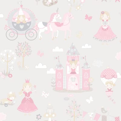Galerie Wallcoverings Tiny Tots 2 Fairytale Princess Non-woven Matte Wallpaper Roll