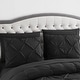 preview thumbnail 10 of 19, Sweet Home Collection 8 Piece Pinch Pleated Bed In a Bag All Season Complete Set