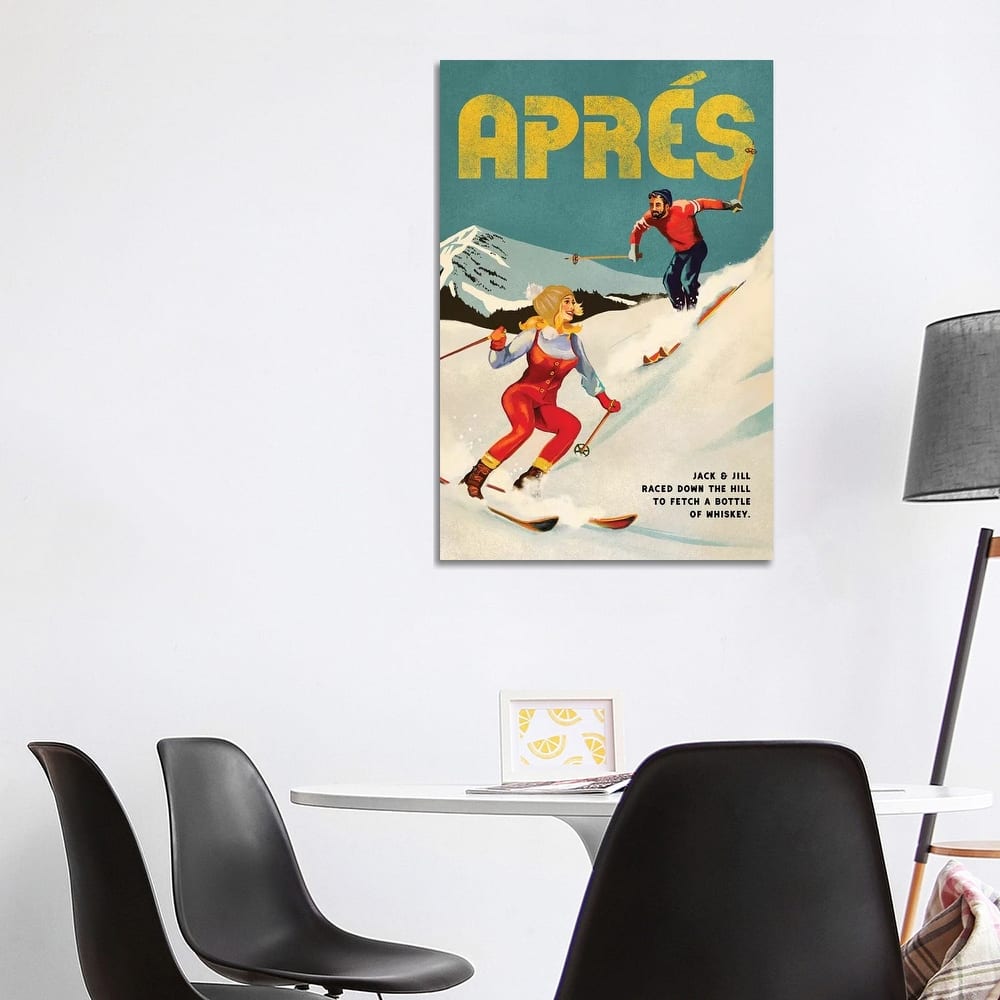 iCanvas "Apres Ski Jack And Jill Whiskey" by The Whiskey Ginger Canvas Print
