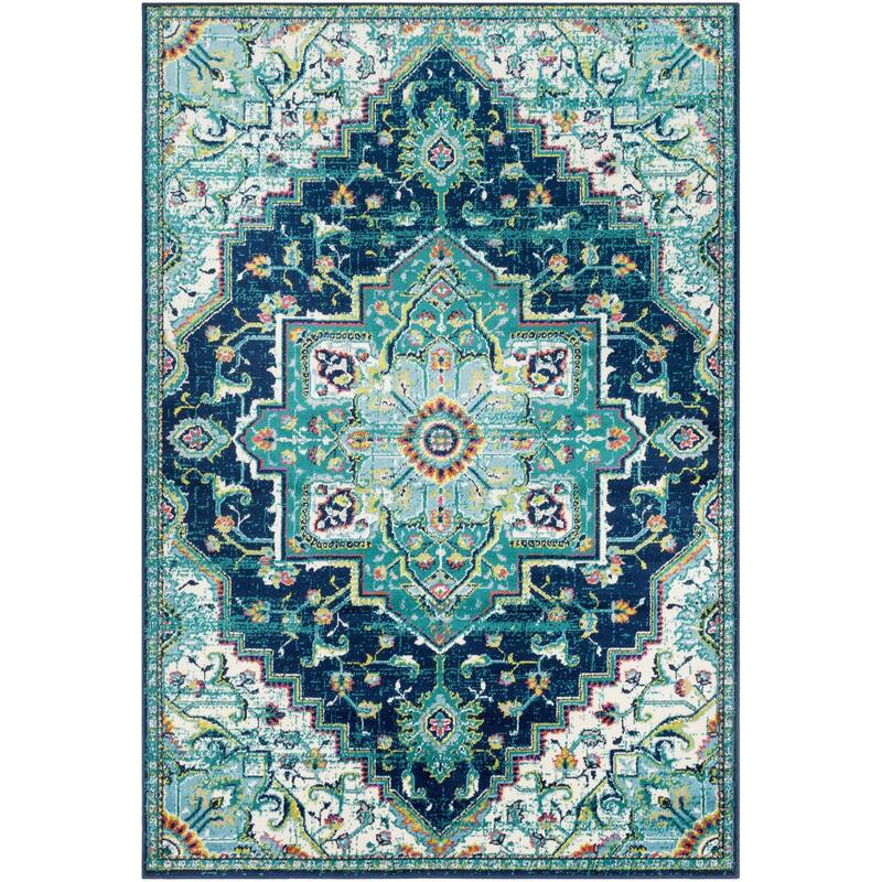 Livabliss Paramount Updated Traditional Medallion Area Rug