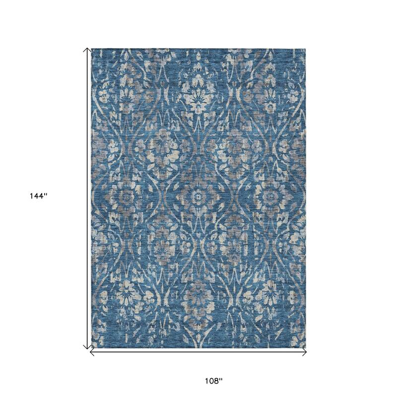 HomeRoots Floral Transitional Rectangle Outdoor Rug