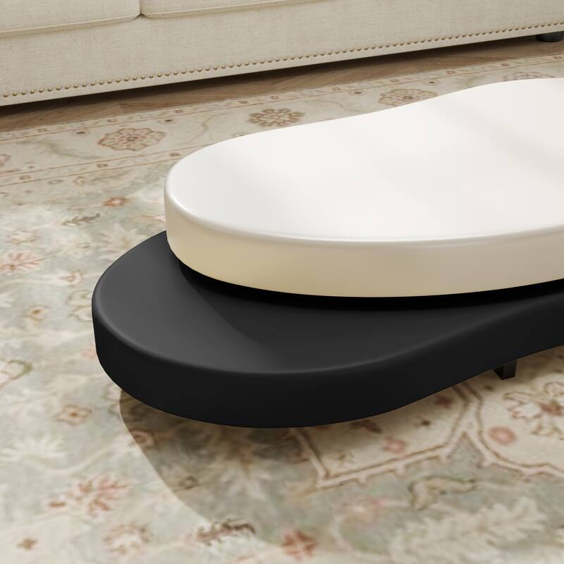 JASIWAY Modern Creative Rotating Coffee Table