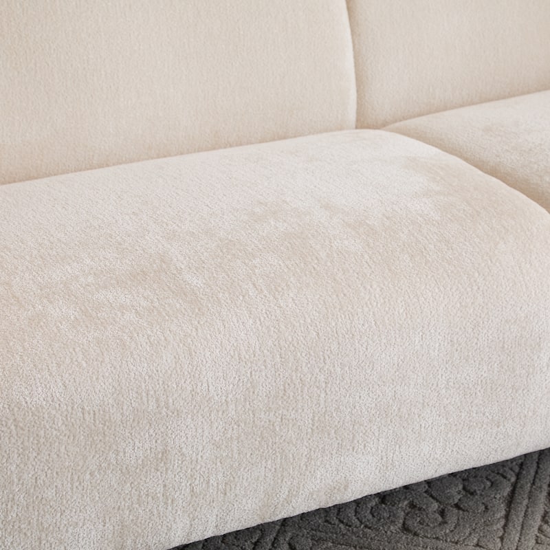 Christopher Knight Home - Tonson 83" 3-Seater Wave Design Sofa