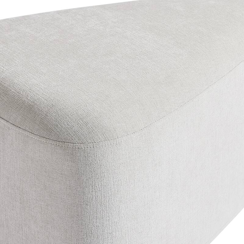 26" Footstools and Ottomans, Modern Fabric Pouf Ottoman