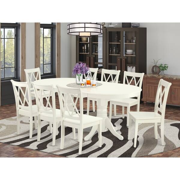 Shop Oval 59 76 4 Inch Table And Wood Seat Kitchen Chairs In Linen White Finish Number Of Chairs Option Overstock 28986455,Pretty Cartoon Girls Images