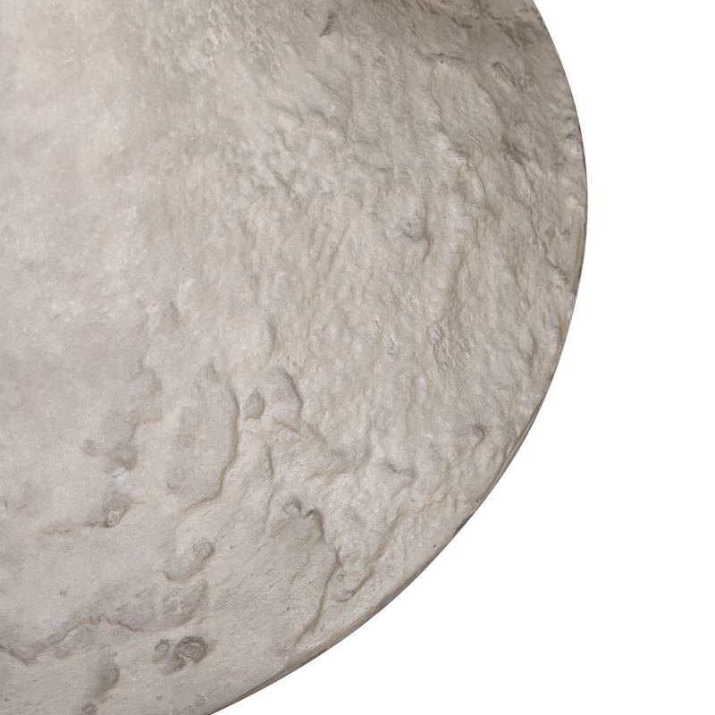 Elk Home Hourglass Weathered Gray Concrete Planter