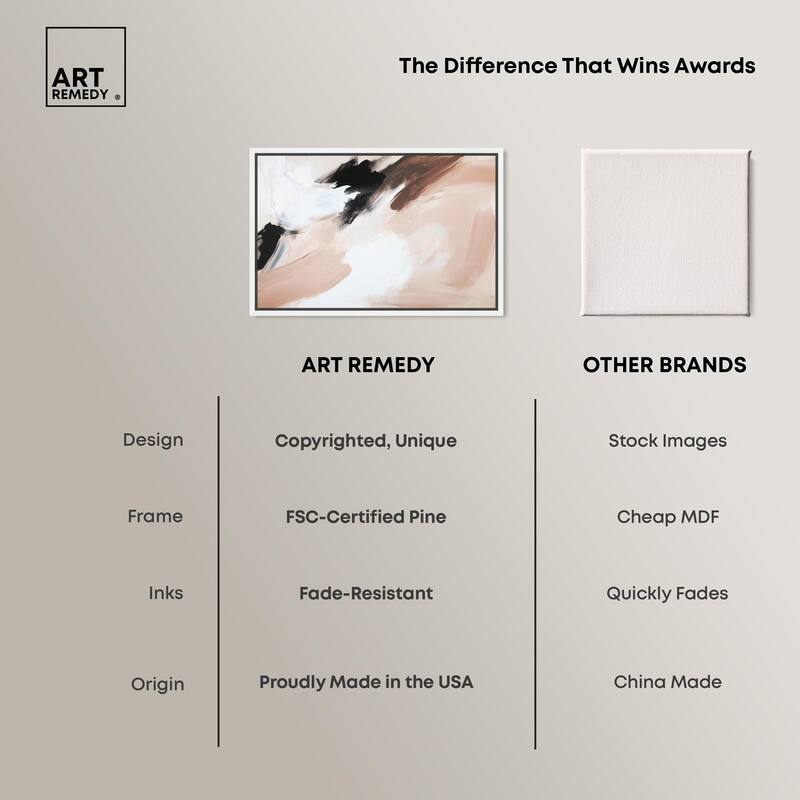 Swirls of Cream II Canvas by Art Remedy