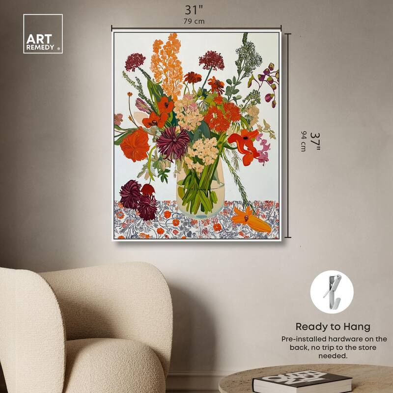 Abundant Blossom Canvas by Art Remedy