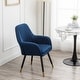 preview thumbnail 3 of 20, Roundhill Furniture Tuchico Contemporary Velvet Upholstered Accent Chair