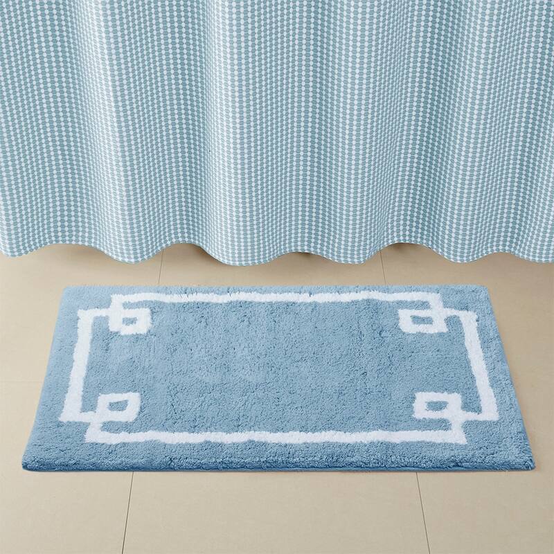 Cotton Tufted Bath Rug 20 x 30 - Blue